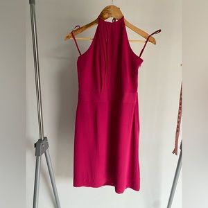 Banana Republic Magenta Halter Dress Size 6